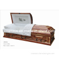 American Style Cedar Veneer Wood Casket (V9050033)